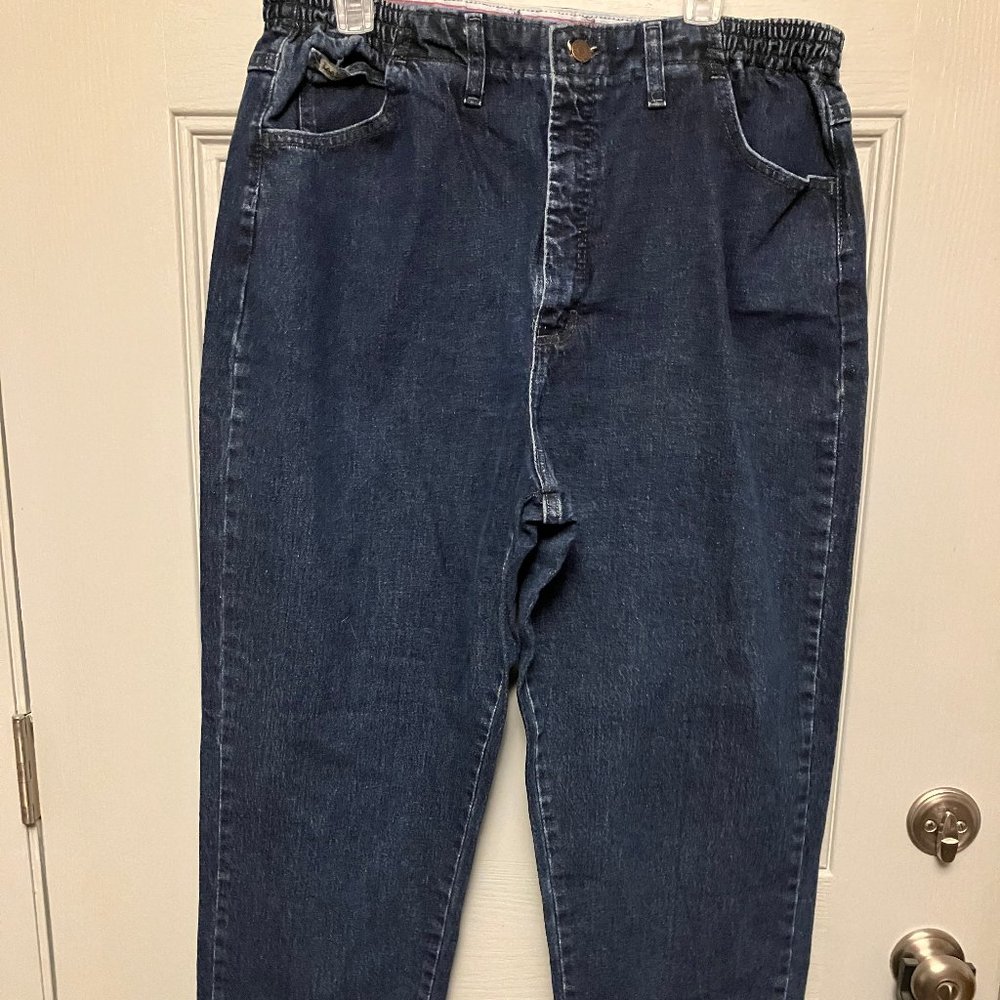 WOMEN'S SIZE 18 STYLE & CO. BLUE DENIM JEANS WITH TUMMY CONTROL
